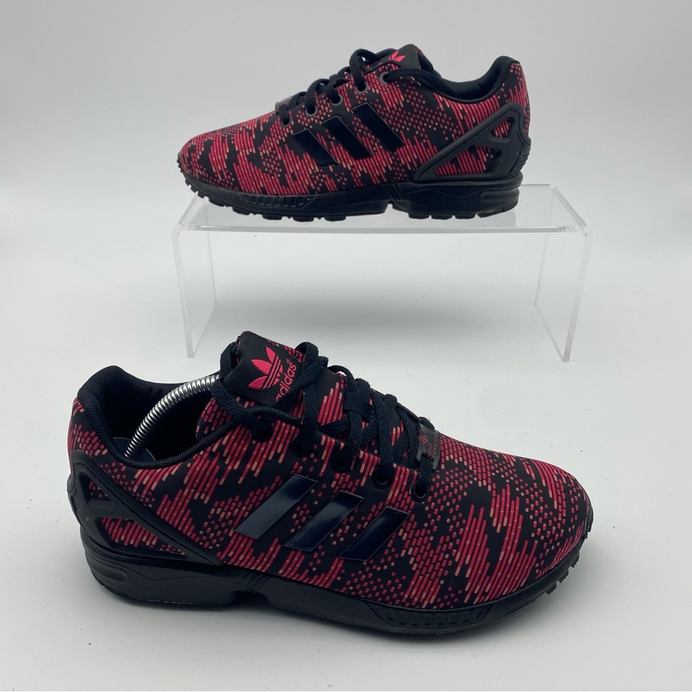 Adidas ZX Flux Men Size 6 Shoes Pink Running Sneakers Low Athletic Training - Picture 2 of 10